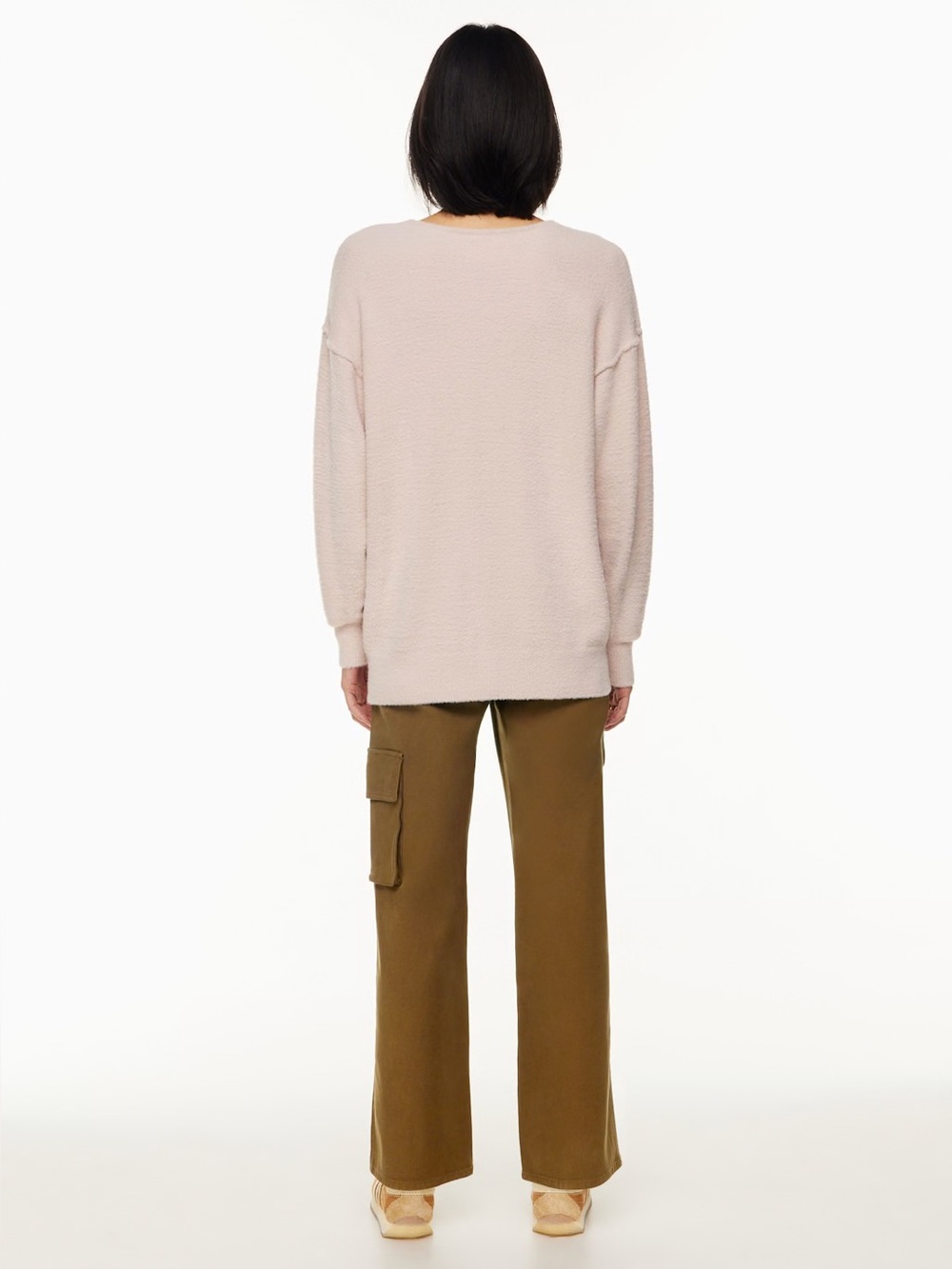 Aritzia Hush Knit Sweater in Navy - Picture 3 of 9